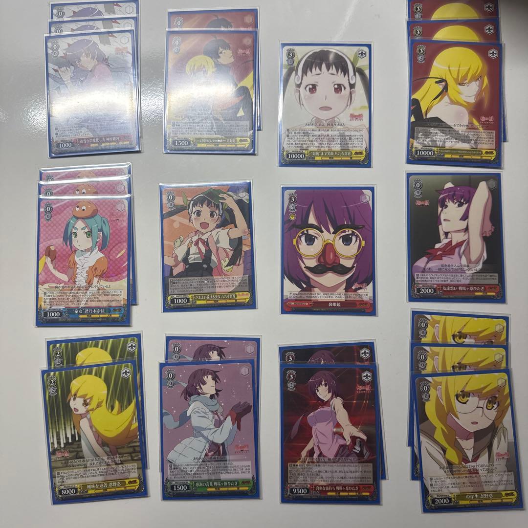ヴァイスシュバルツ　化物語デッキ