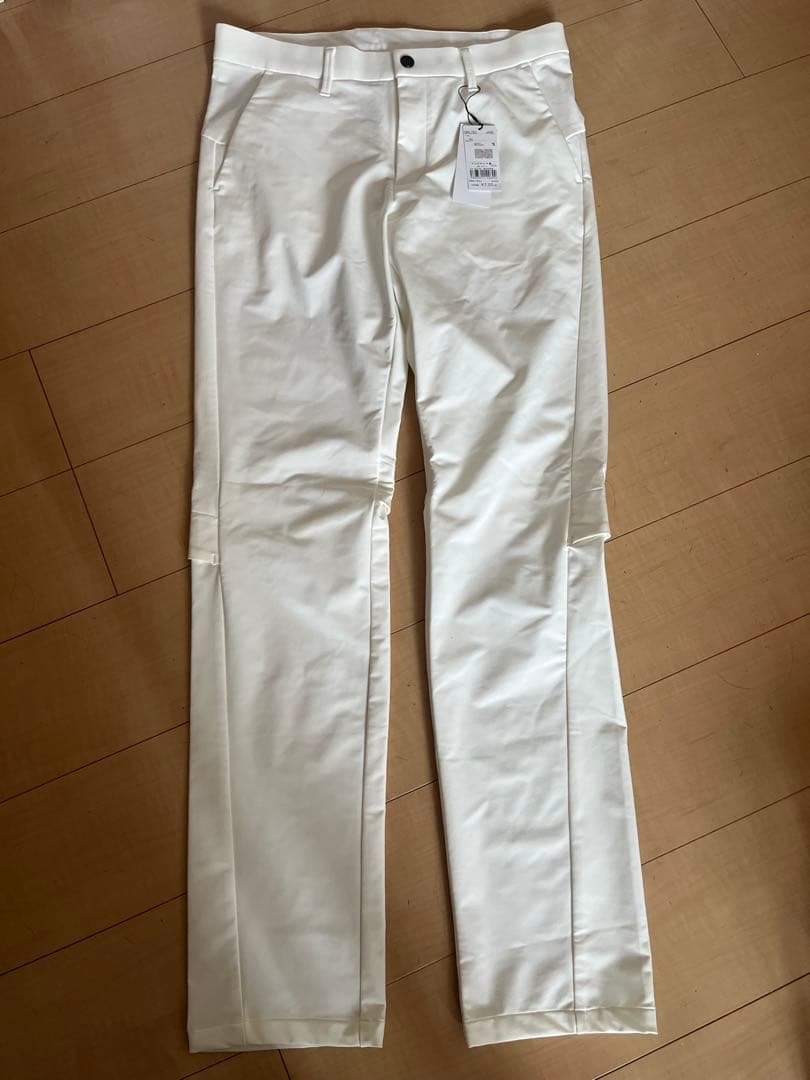新品 デサント ゴルフ ハイパーストレッチ　ロングパンツ　L 85 白　ホワイト