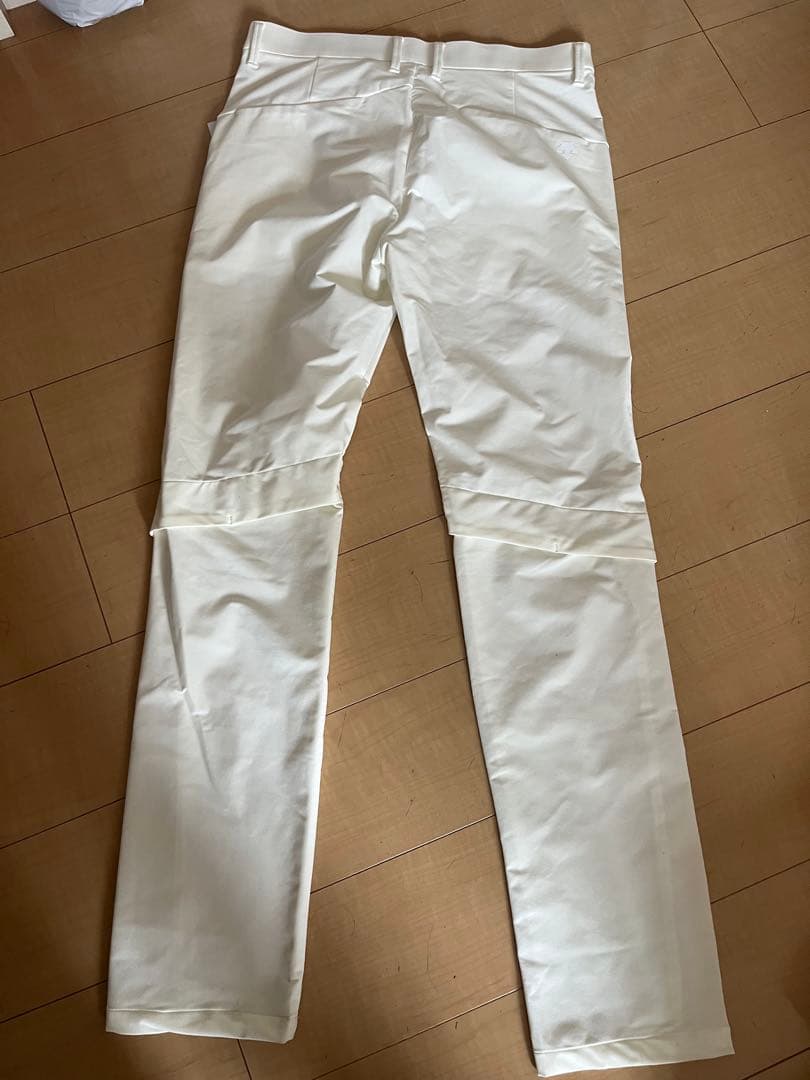 新品 デサント ゴルフ ハイパーストレッチ　ロングパンツ　L 85 白　ホワイト