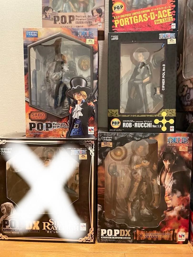 ①ONEPIECE pop フィギュアセット売り