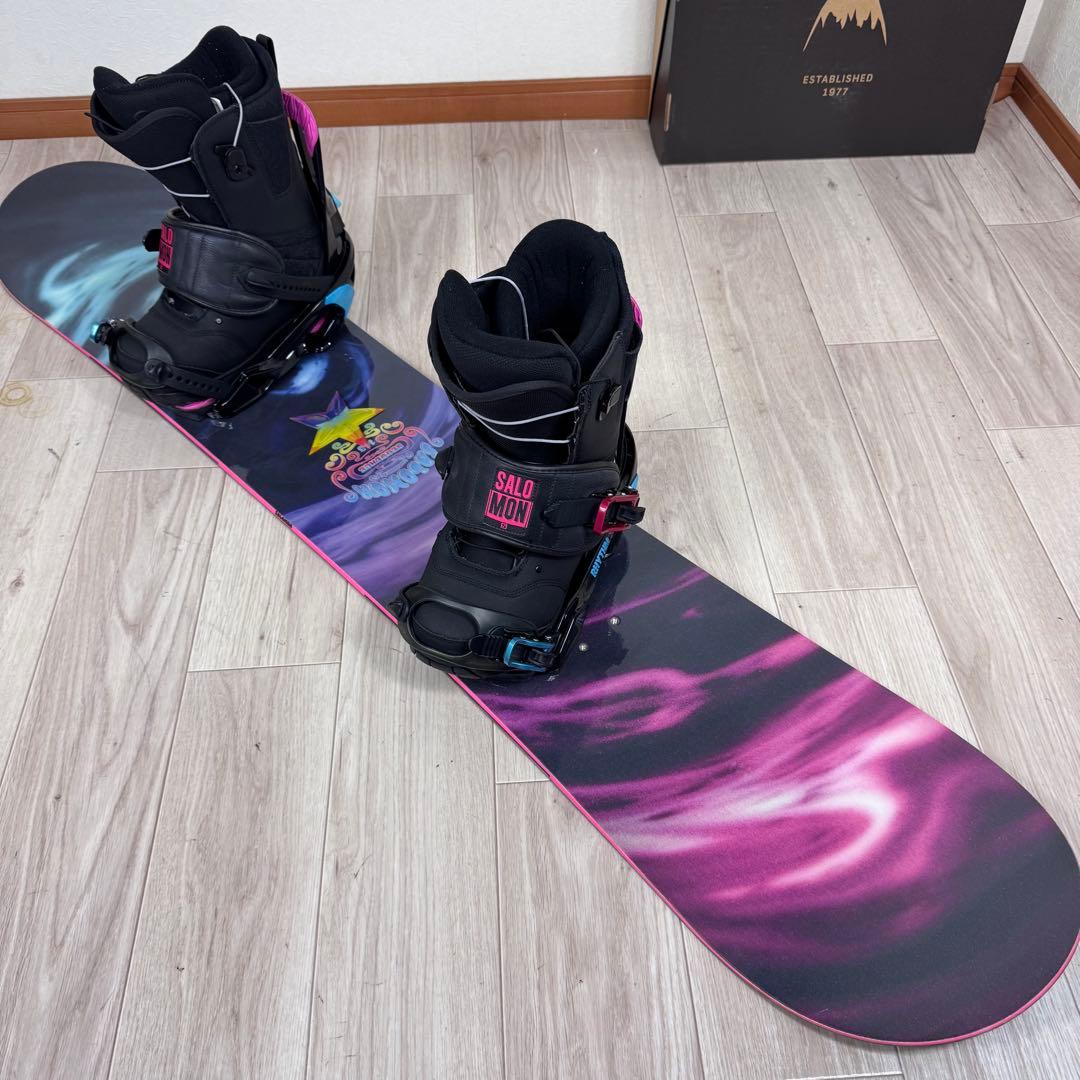SALOMON レディース スノーボードセット 143cm
