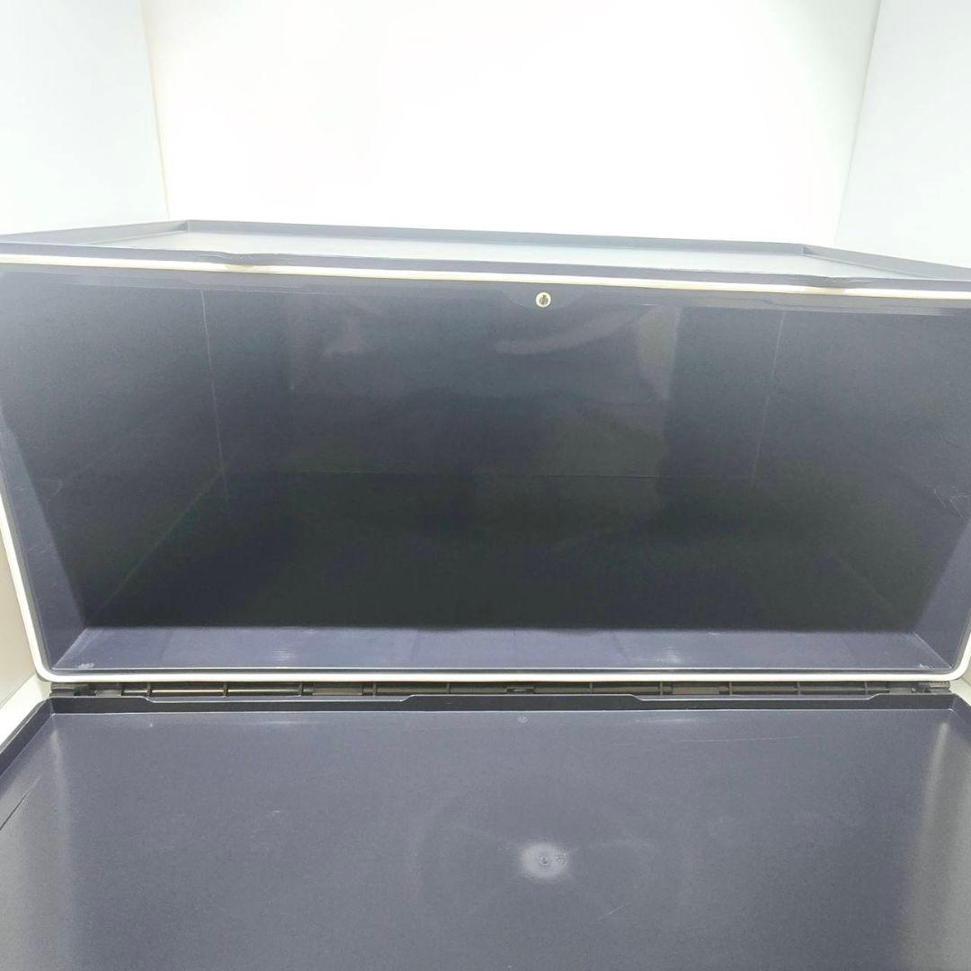 タッパーウェア スーパーチェスト ワイドディープ 深型1段 ブラック
