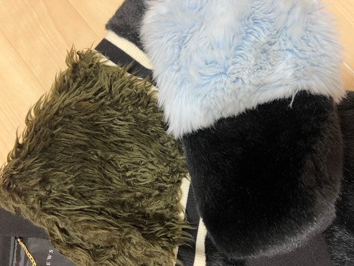 美品　異素材ファーMIXブルゾン　セントアンドリュース　パーリーゲイツ