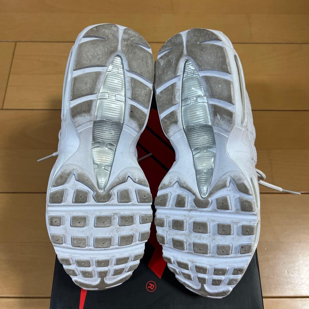 Nike Air Max 95 ホワイトシューズ 24cmDH8015-100。