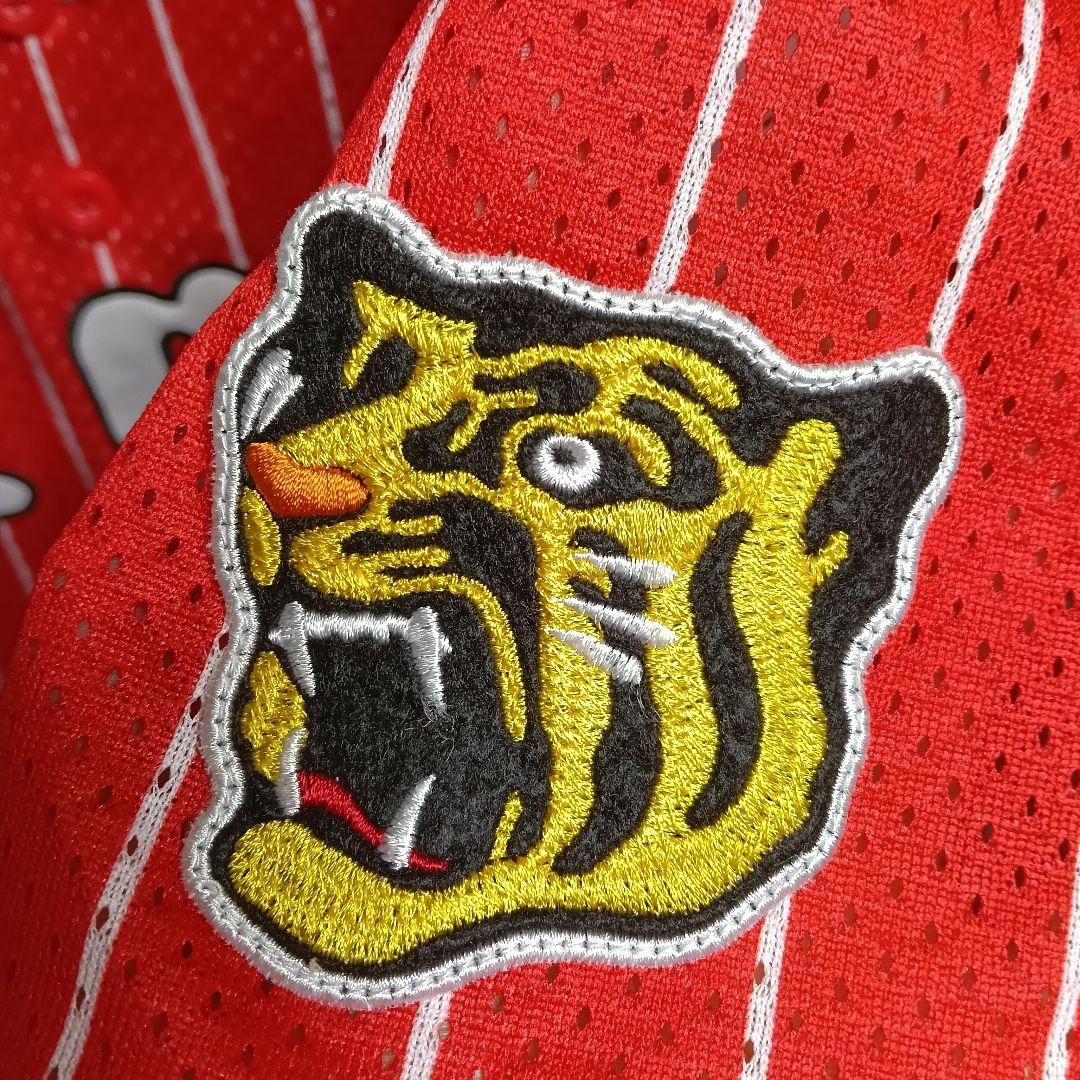 【希少・美品】ミズノ製 阪神タイガース　鳥谷敬 スカーレット刺繍ユニフォーム／L