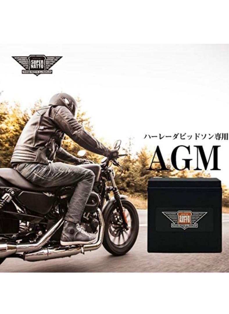 AGMハーレー用バッテリー