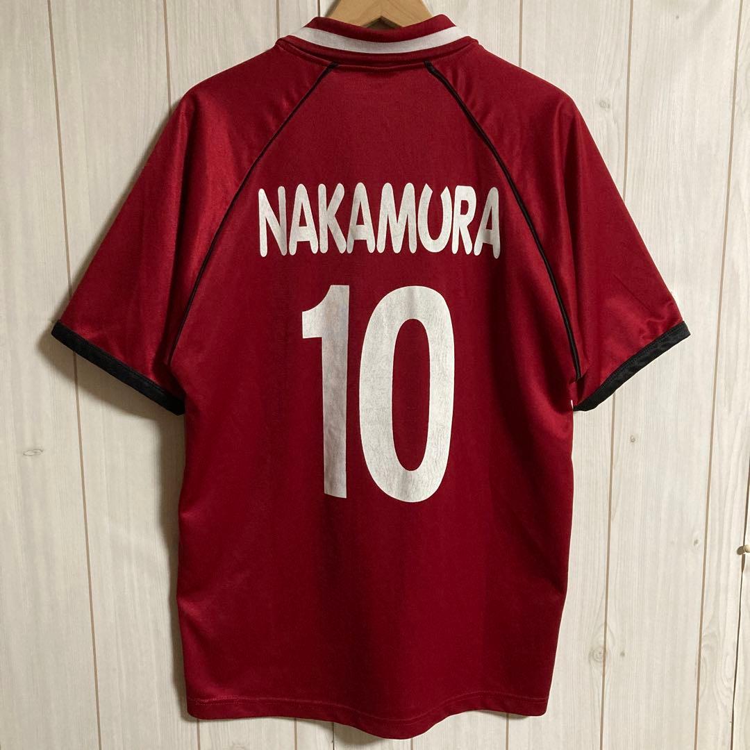 00sセリエAレッジーナ中村俊輔10ヴィンテージサッカーユニフォームゲームシャツ