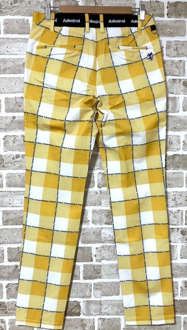 【早い者勝ち❣️】新品 アドミラルゴルフ メンズ ゴルフパンツ M チェック柄