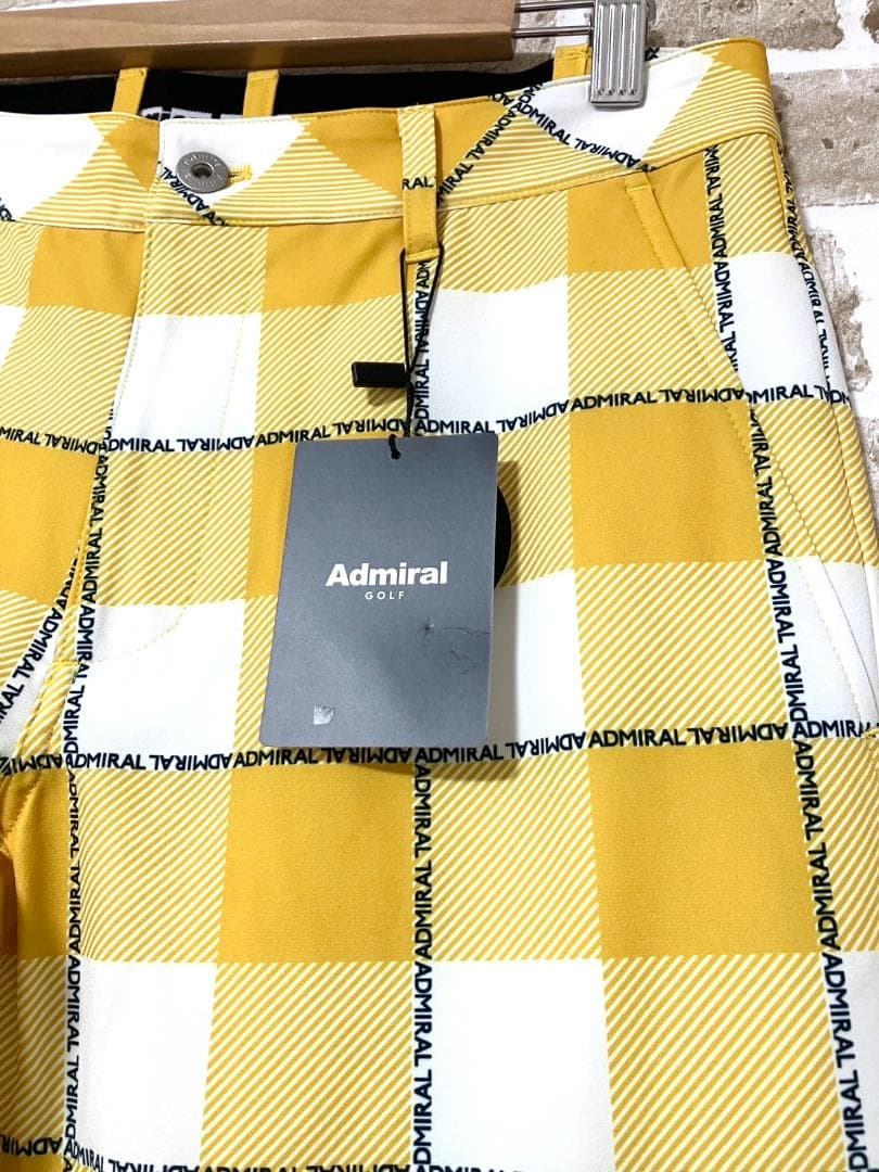 【早い者勝ち❣️】新品 アドミラルゴルフ メンズ ゴルフパンツ M チェック柄
