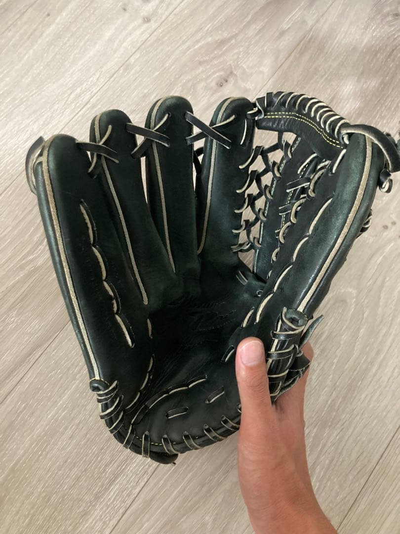Mizuno 野球用グローブ 黒　軟式左用