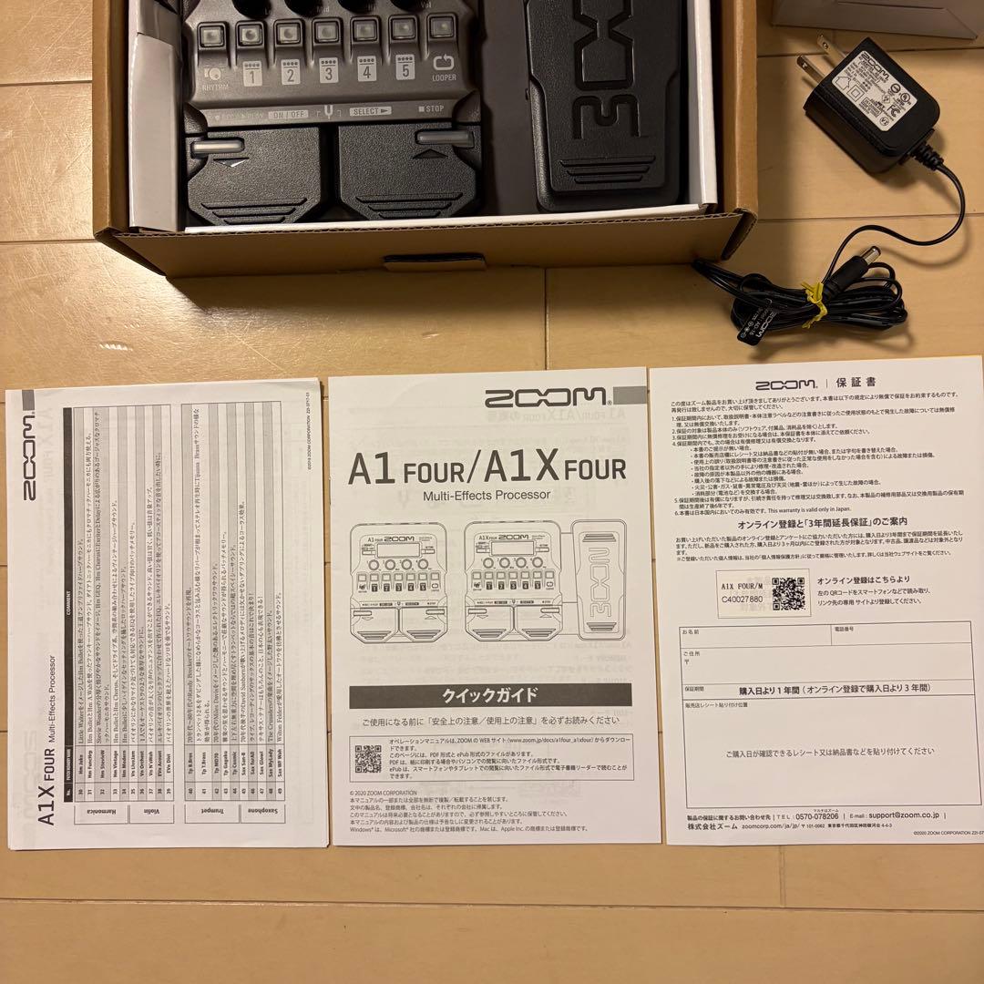 ZOOM A1X FOUR マルチエフェクター g1x four ギター 美品