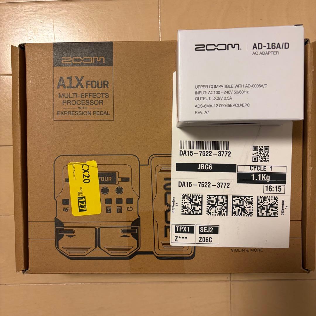ZOOM A1X FOUR マルチエフェクター g1x four ギター 美品