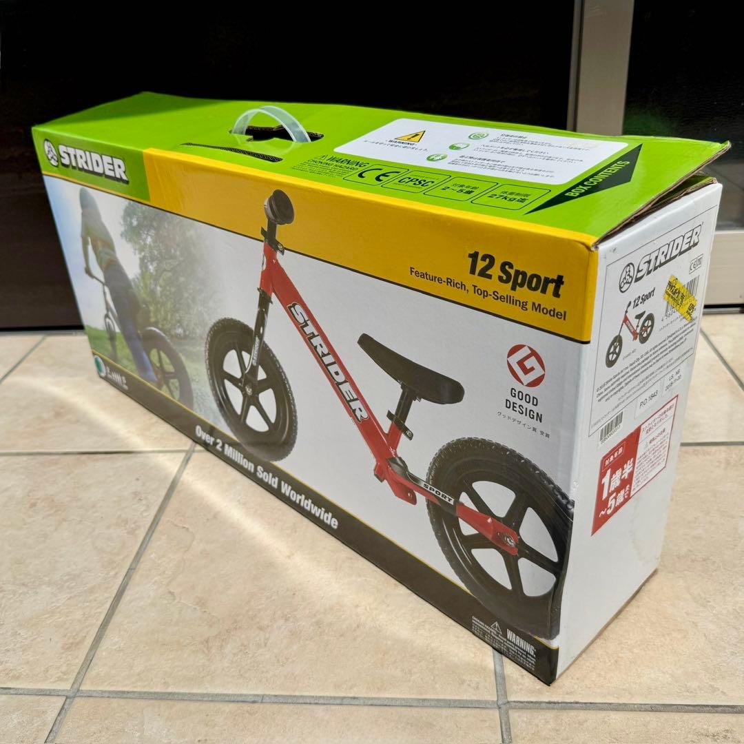 【超美品】STRIDER（ストライダー） 12 スポーツ レッド バランスバイク