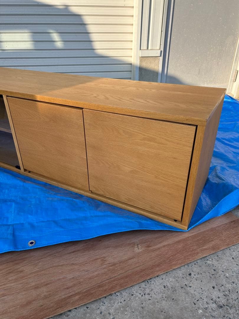 無印良品 スタッキングキャビネット オーク材 テレビ台 テレビボード