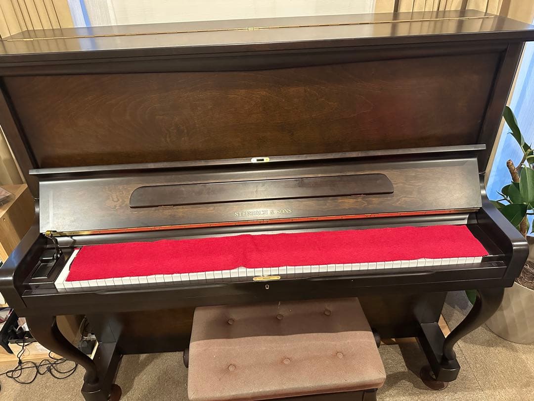 STEINBACH & SONS アップライトピアノ ダークブラウン