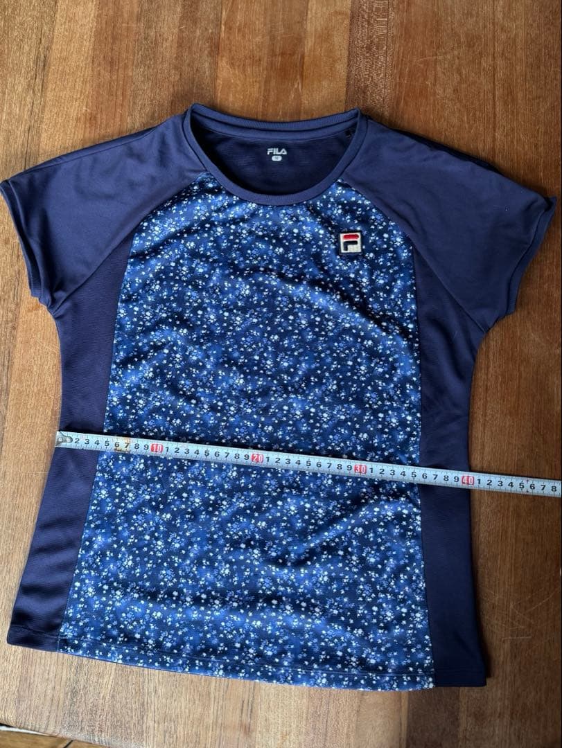 FILA ネイビー 花柄 テニスウェア