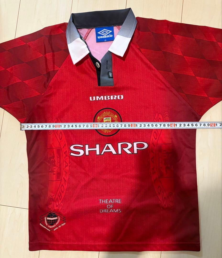 マンチェスター・ユナイテッド 96-98レプリカユニ　UK ボーイズL