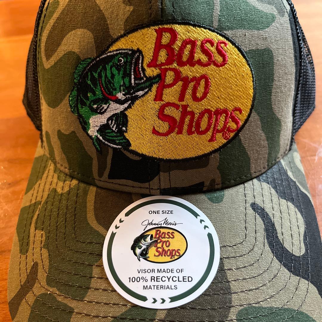Bass Pro shops バスプロショップス刺繍ロゴメッシュキャップ