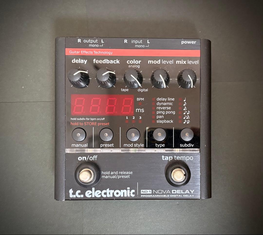 TC Electronic ND-1 NOVA ディレイ