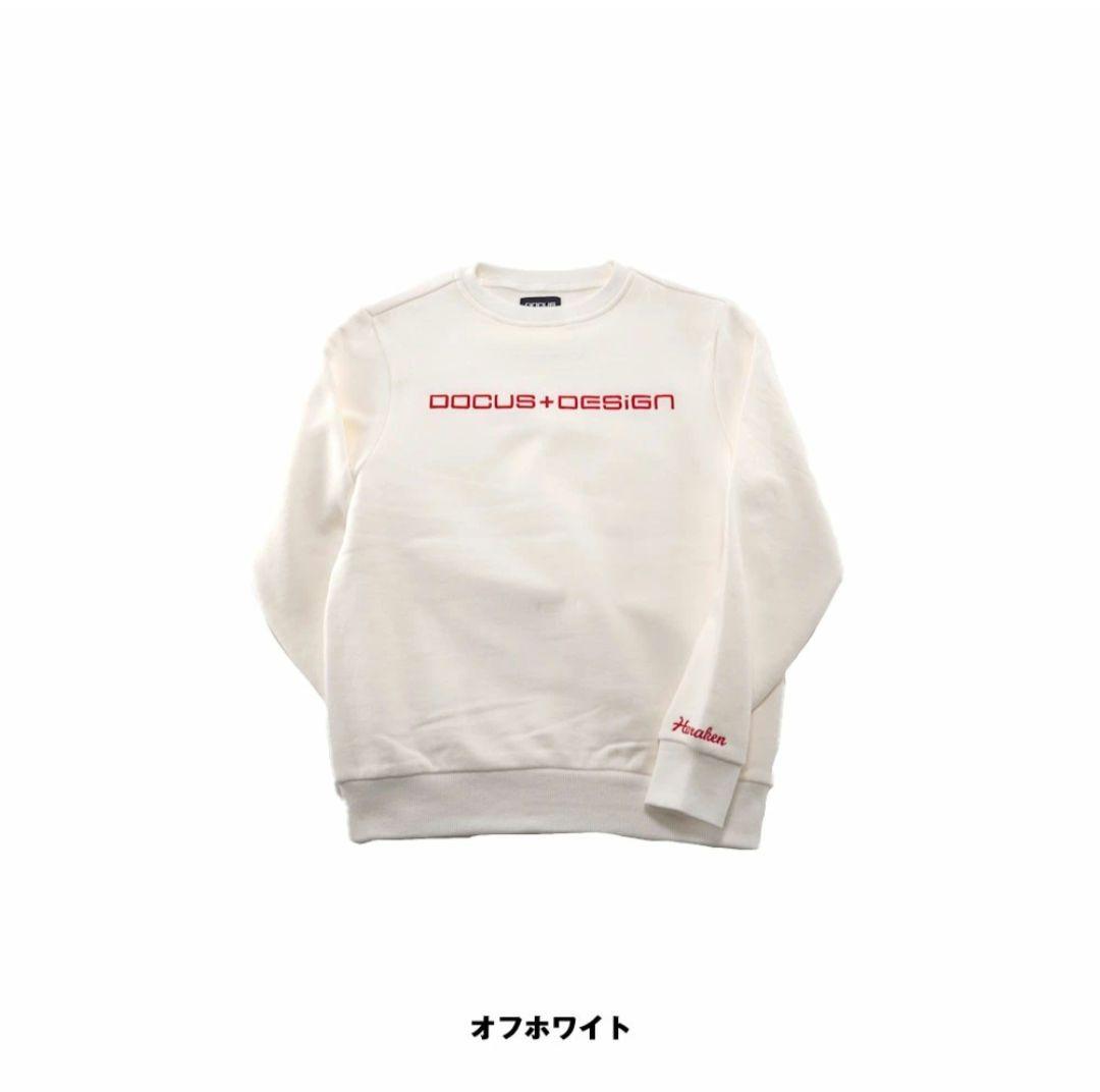 ま*と様 新品未使用!!Docus + Design ホワイト トレーナー XL