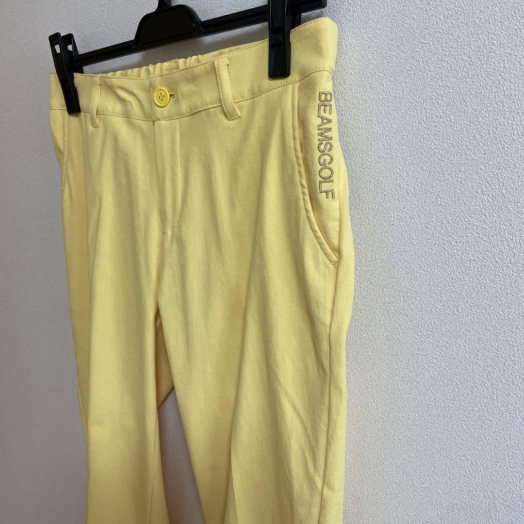 【極美品】ビームスゴルフ　クロップドパンツ　UVカット　撥水加工　ストレッチ