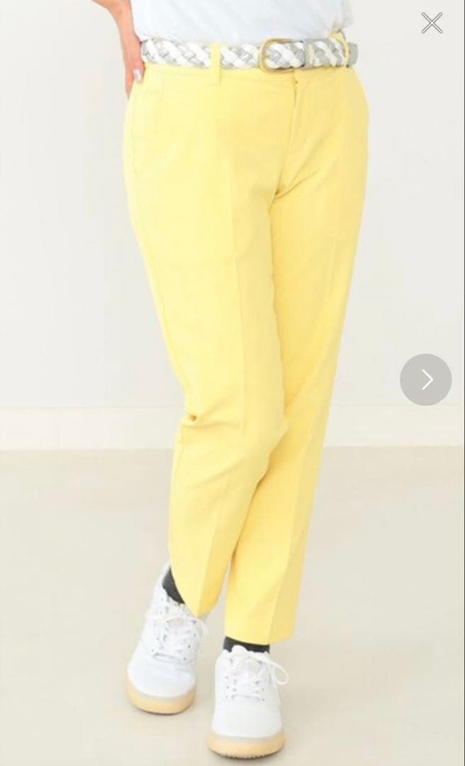 【極美品】ビームスゴルフ　クロップドパンツ　UVカット　撥水加工　ストレッチ