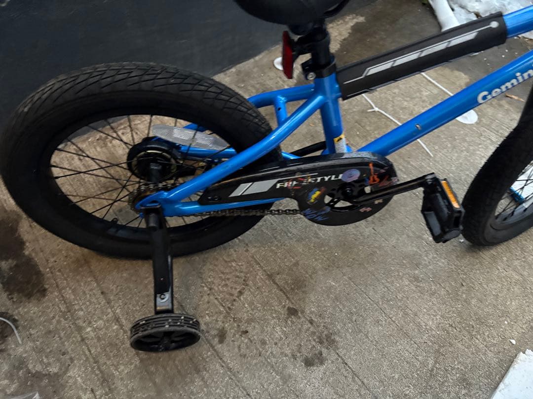 引取限定！組立済み　Gemini BMX 子供用自転車 青 16インチ