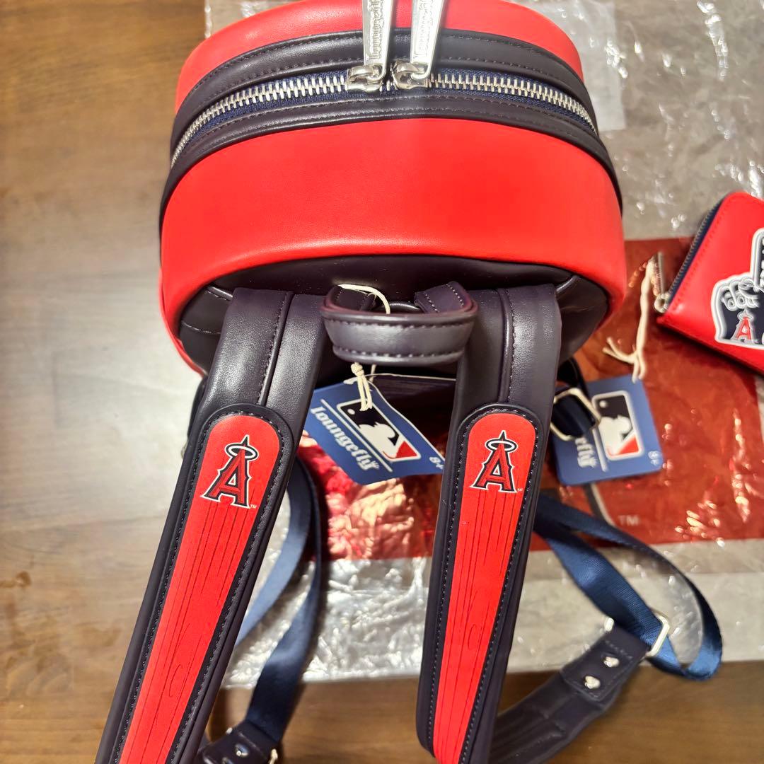 【新品】MLB ロサンゼルス・エンゼルス バックパック&ウォレット セット