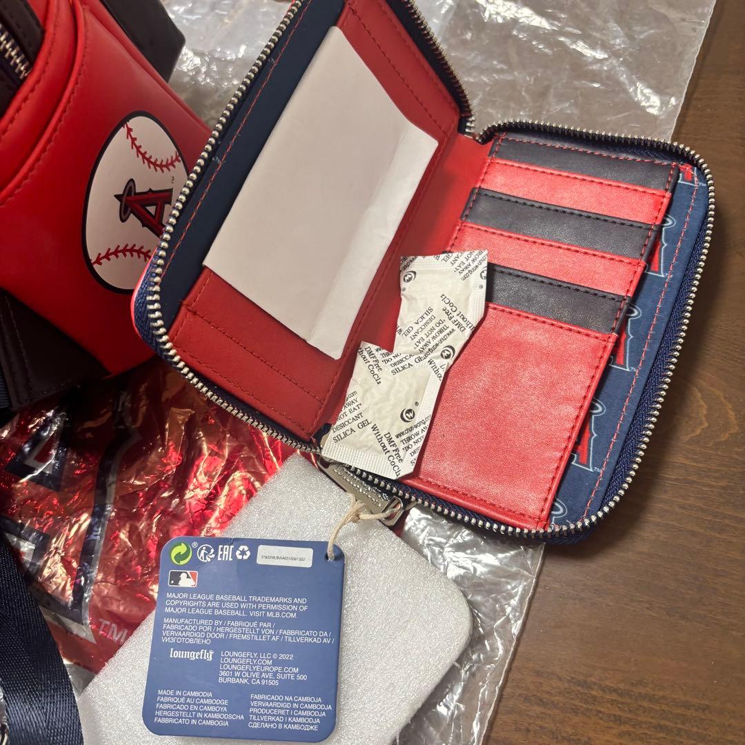 【新品】MLB ロサンゼルス・エンゼルス バックパック&ウォレット セット