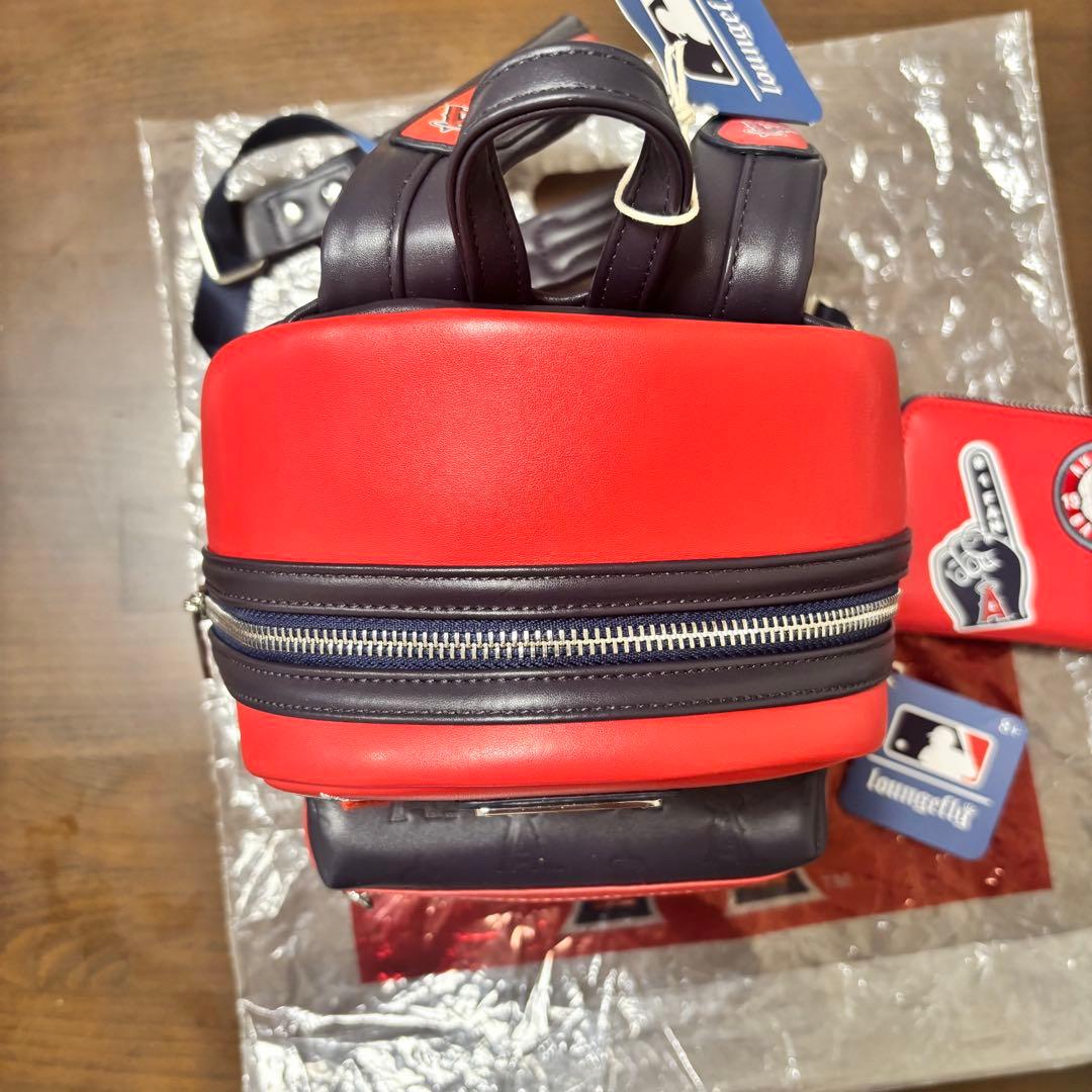 【新品】MLB ロサンゼルス・エンゼルス バックパック&ウォレット セット