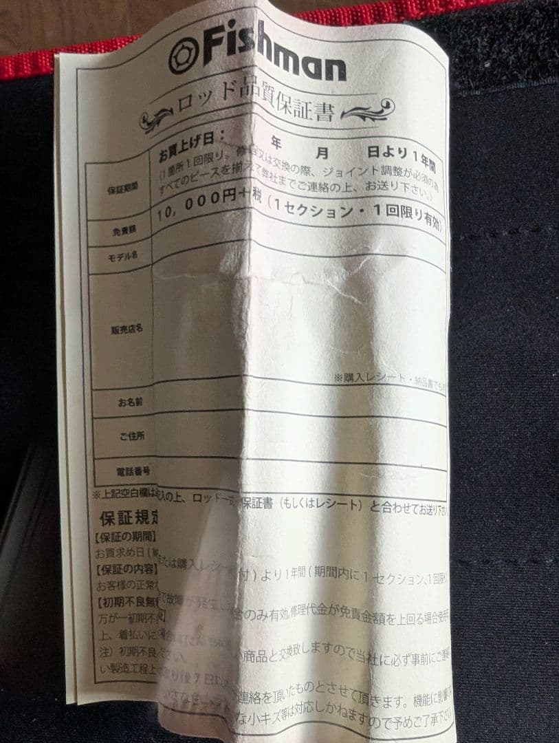 フィッシュマン BRIST VENDAVAL 10.1m