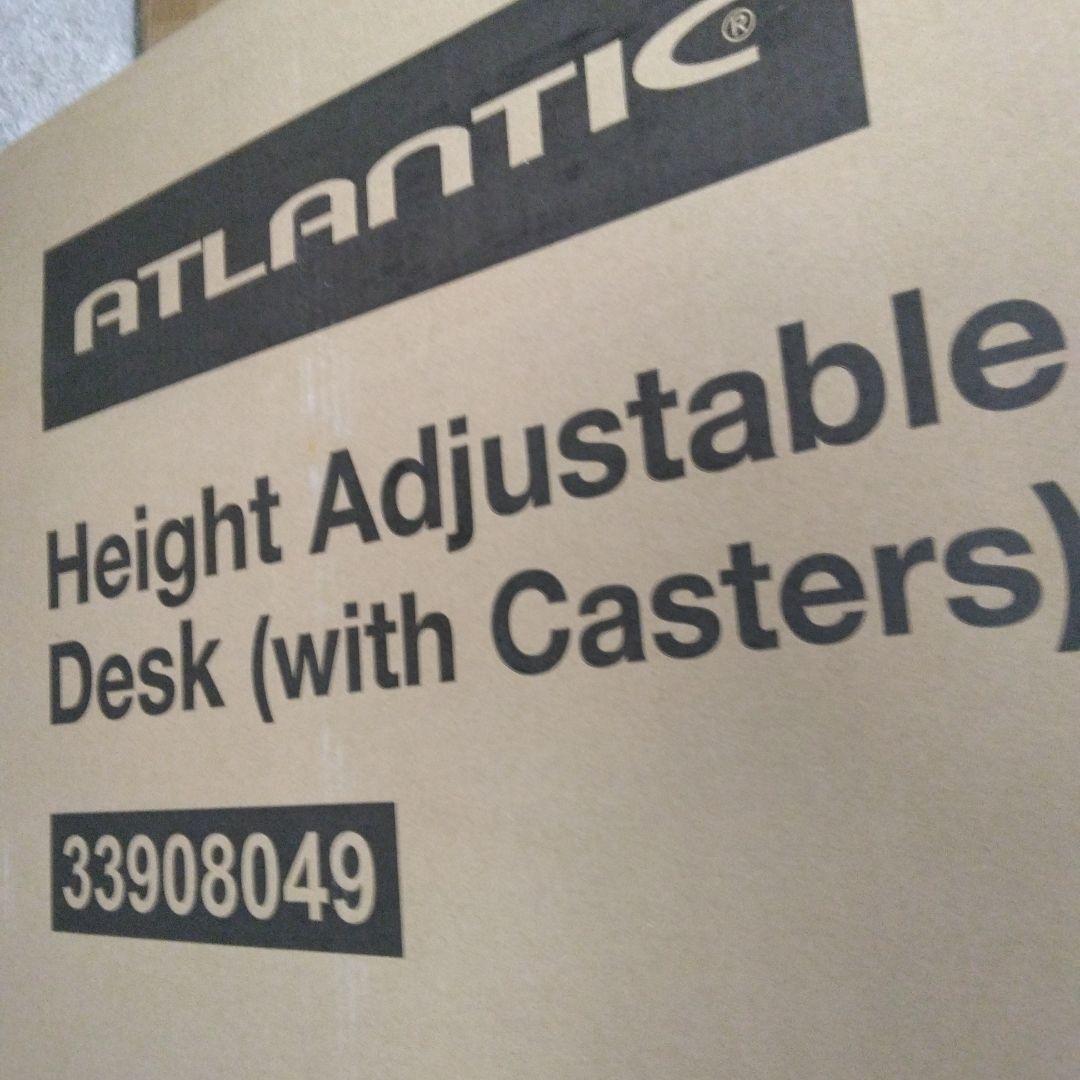 アトランティック(Atlantic) クランク式高さ調節デスク ブラック