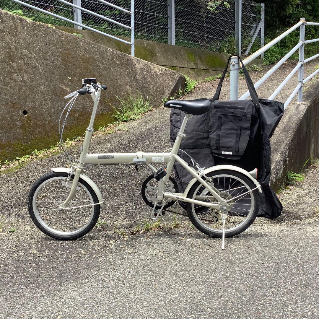 ブリヂストン　折畳自転車　スニーカーライト+輪行袋