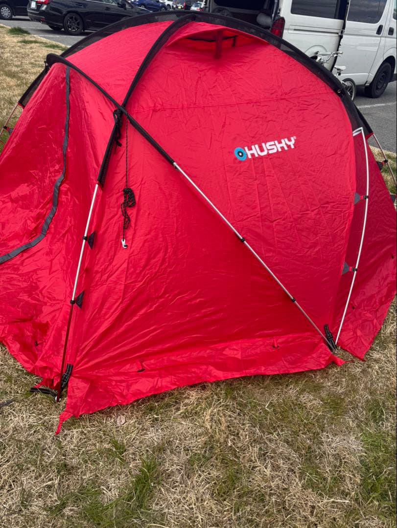 HUSKY レッドキャンプテント