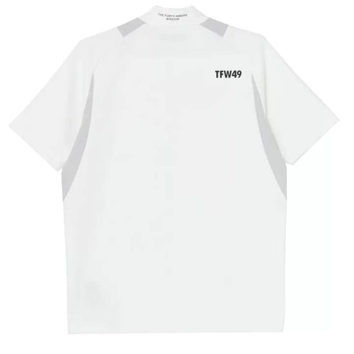 メンズウェア TFW49 SIDE MESH SHORT SLEEVE MOCKNECK