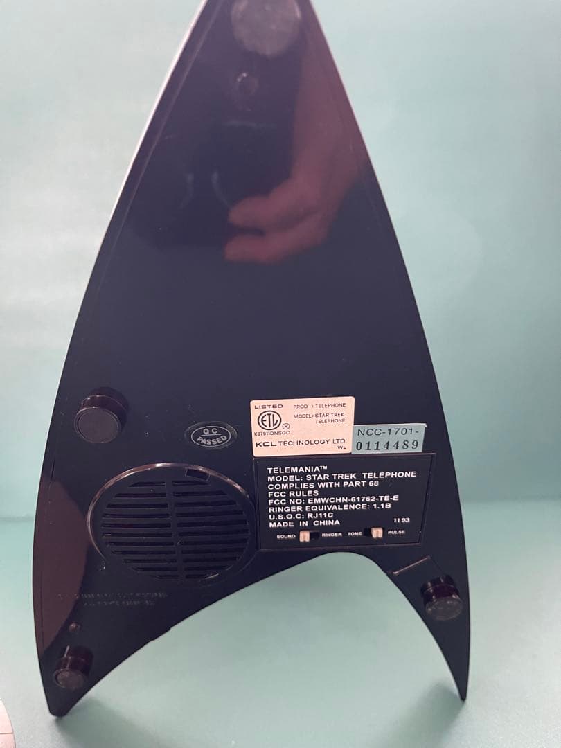 スタートレック　TELEMANIA 電話機NCC-1701 フィギュア