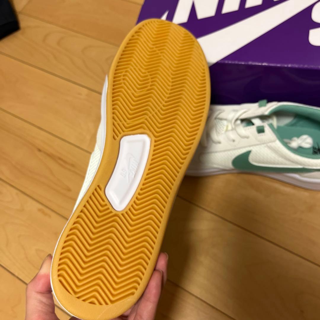 NIKE SB adversaryホワイトグリーン スニーカー 28.5