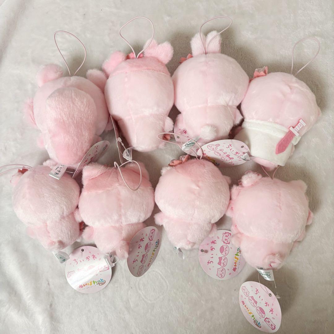 ちいかわ ぬいぱれっと　さくらいろ　マスコット①② 全8種セット