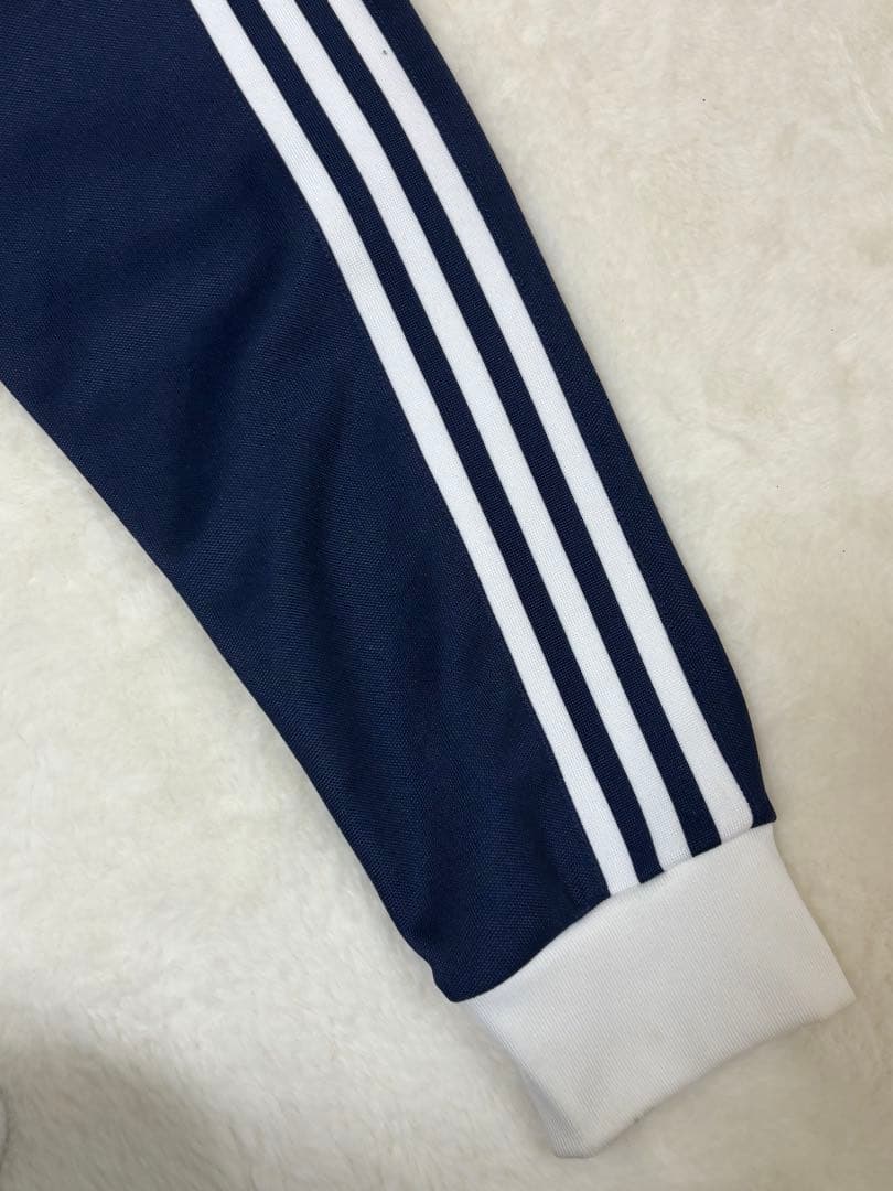 adidas トラックジャケット ジャージ ネイビー ホワイト