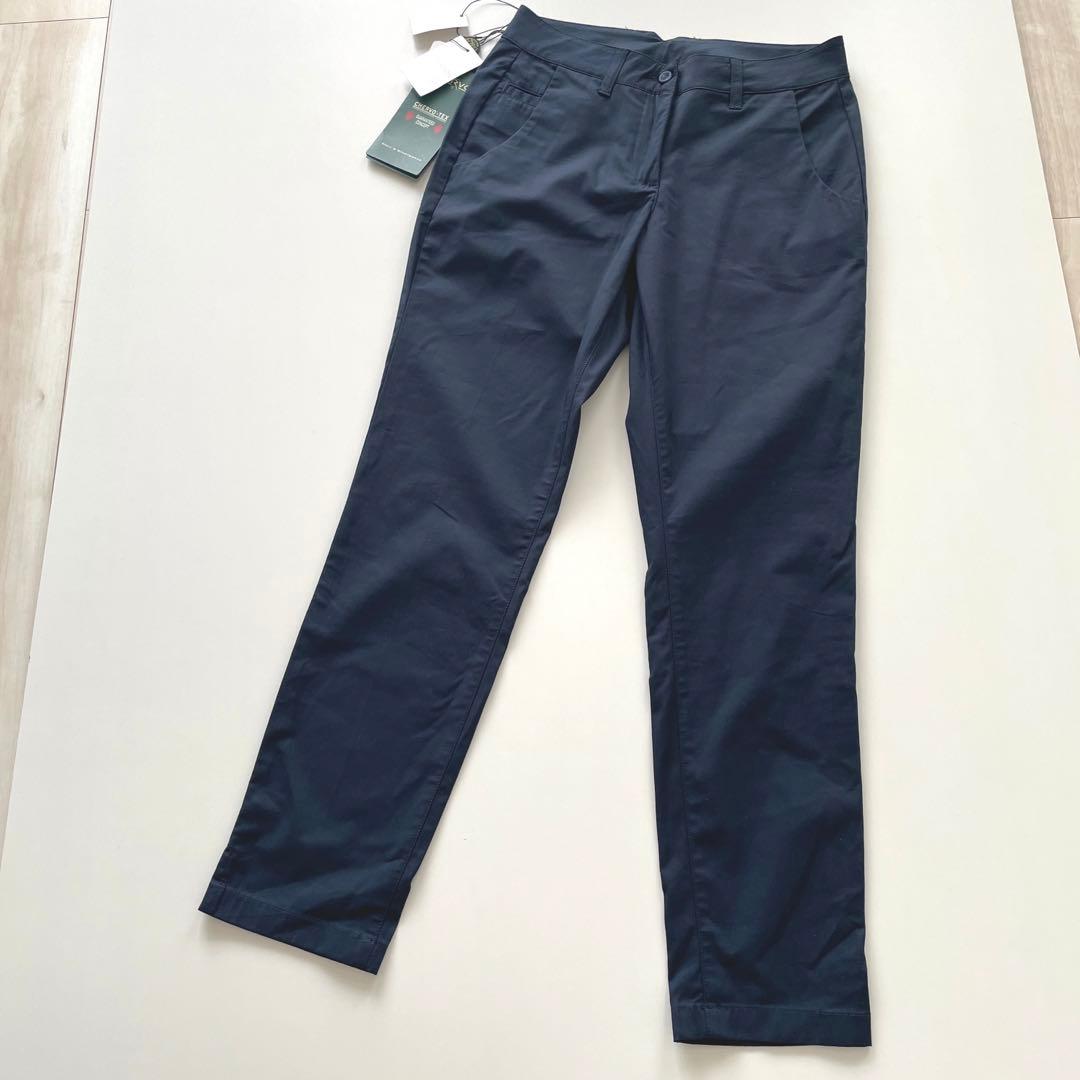 【タグ付き】シェルボ　レディース　ゴルフ　パンツ　ネイビー