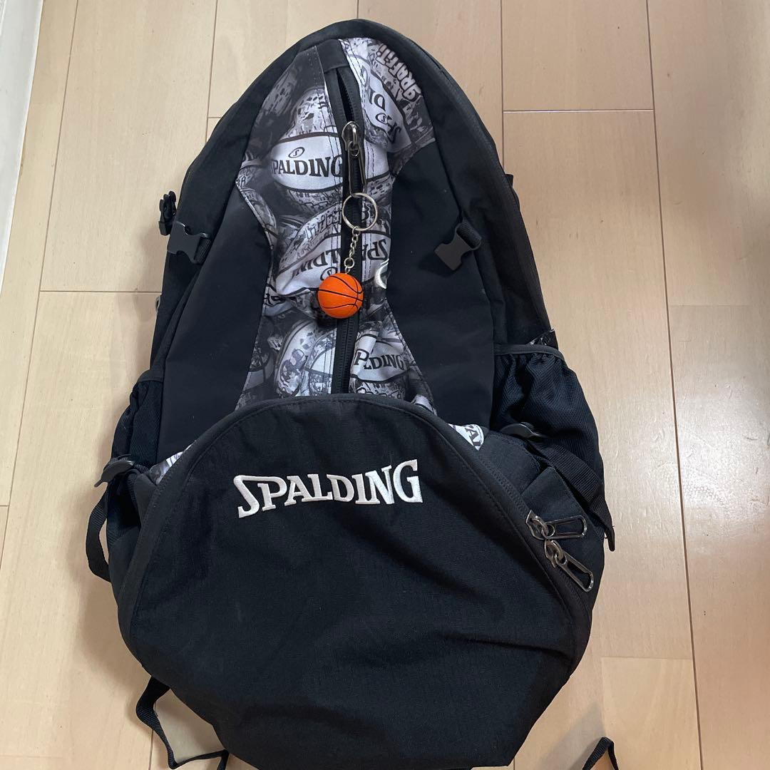 SPALDING ミニバスケットボールバッグ ブラック