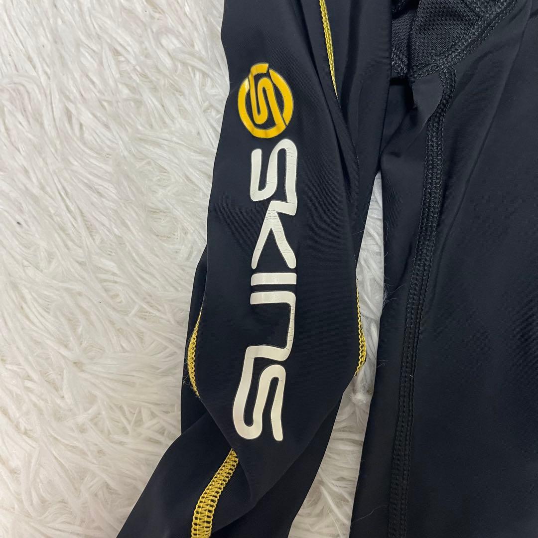 激レア SKINS スキンズ 2枚セット スパッツ タイツ ブラック YM