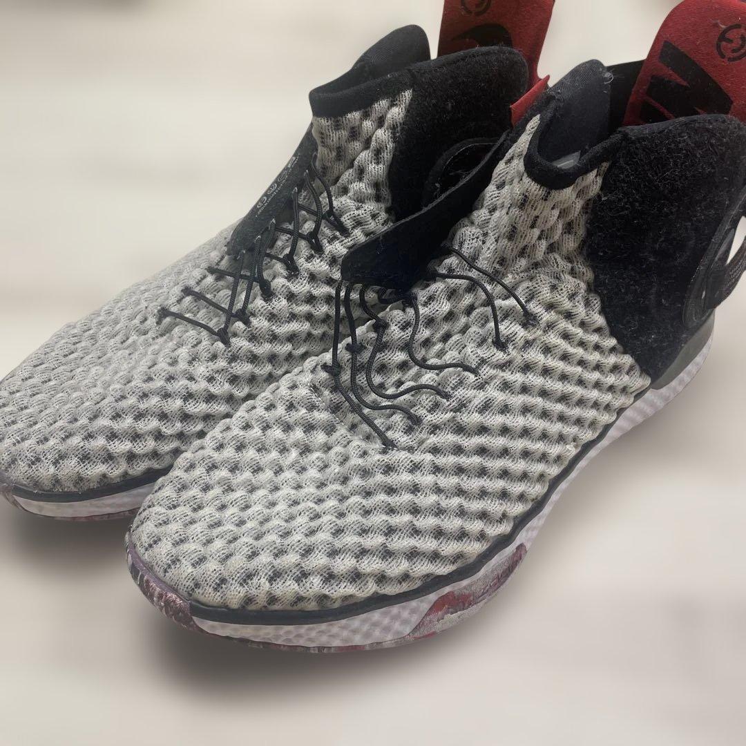 NIKE UNVR パープル ハイカットシューズ