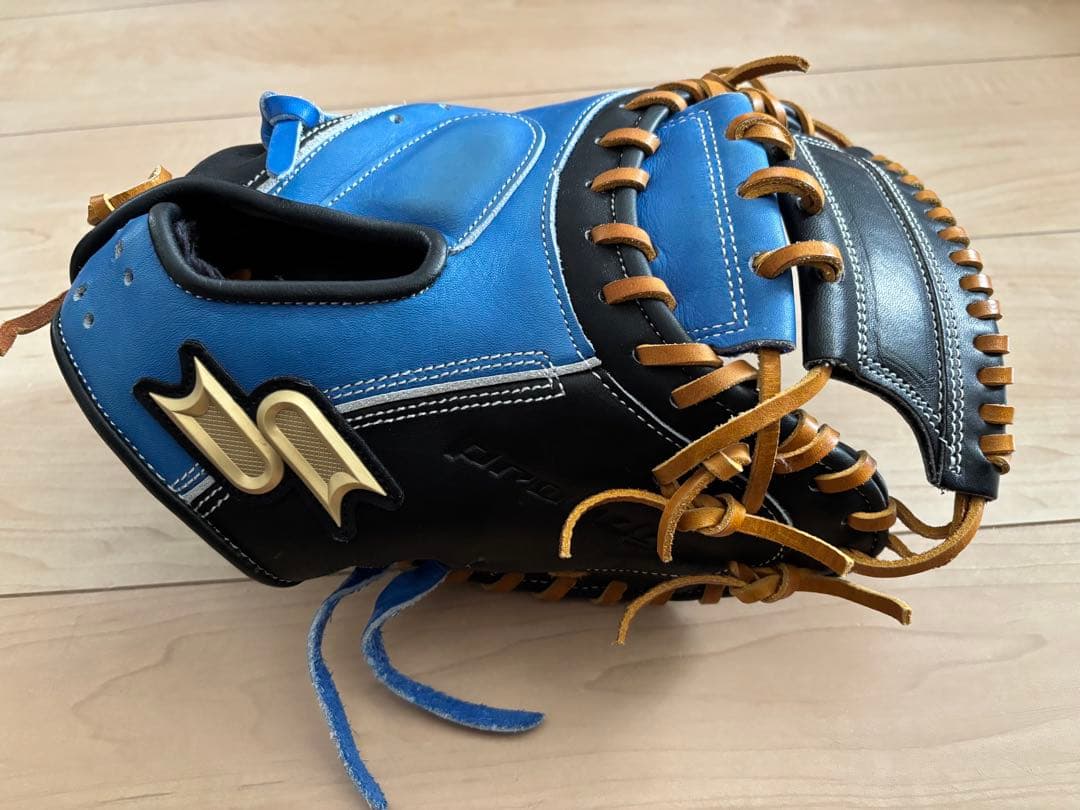 【中古】少年用軟式野球キャッチャーミット梅野モデル