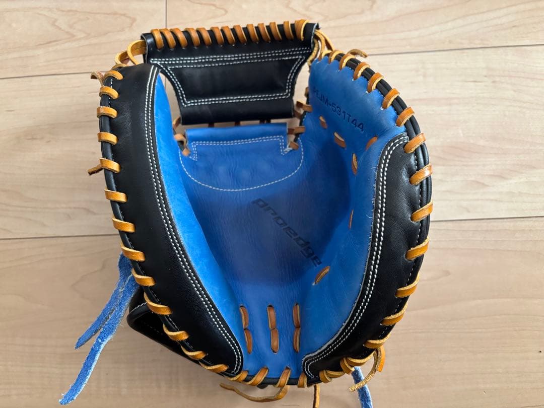 【中古】少年用軟式野球キャッチャーミット梅野モデル