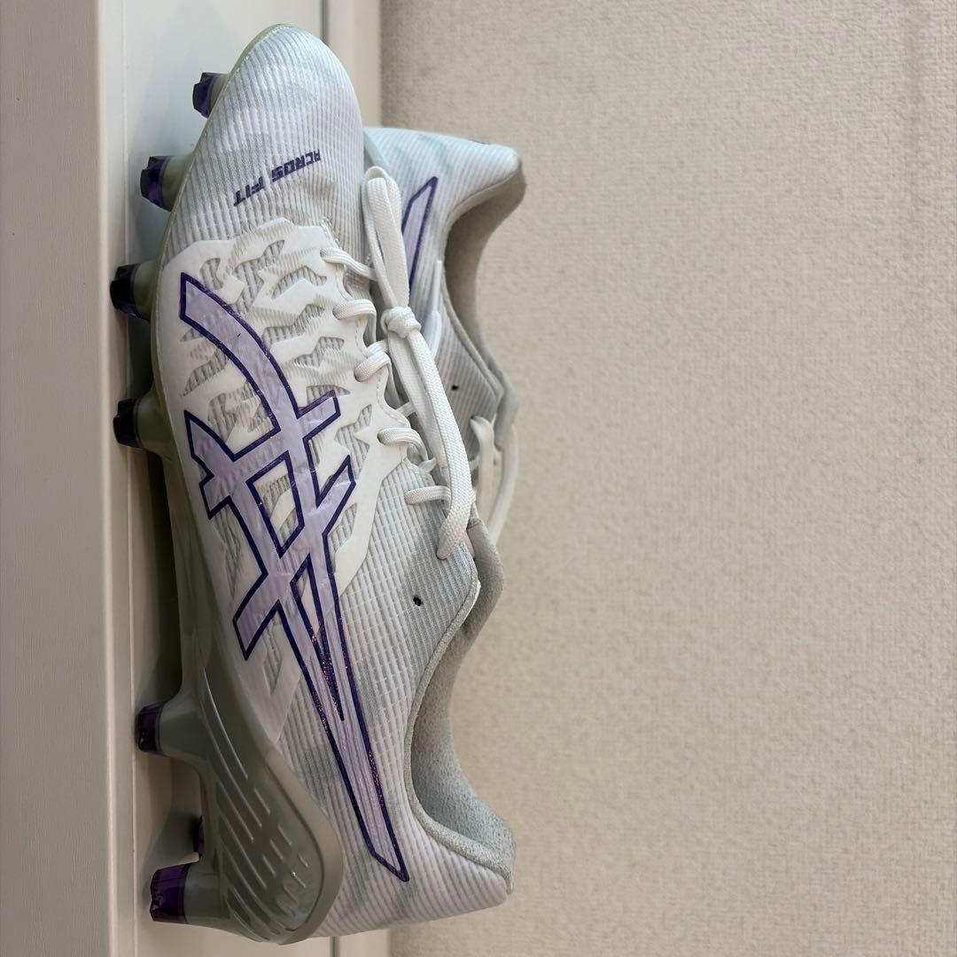 ASICS Hyper FF サッカーシューズ ホワイト/パープル
