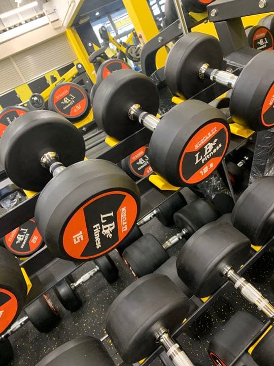 ラバーダンベル　　30kg 2個