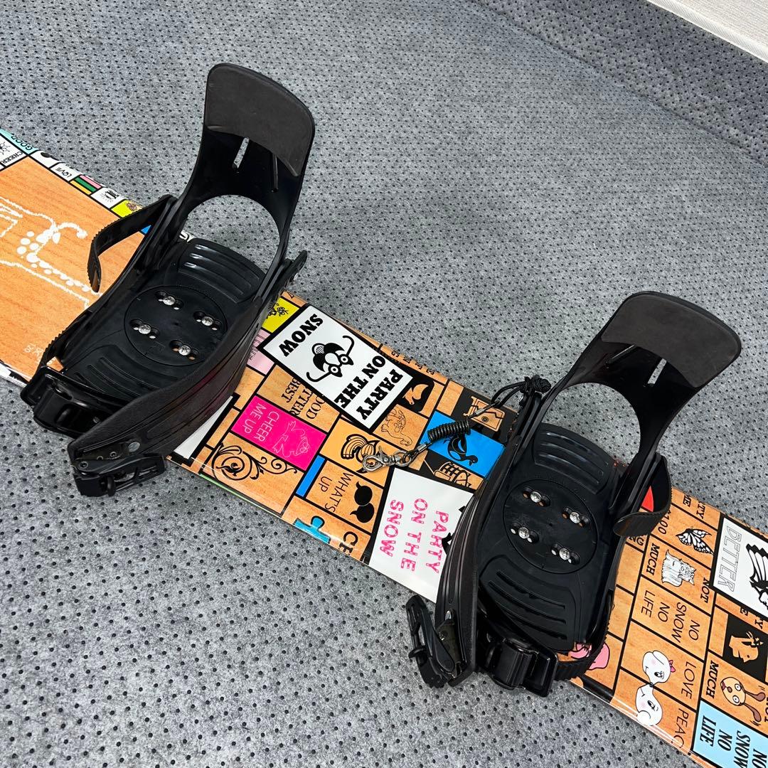 １回使用 キッズスノーボード 120cm SLQ×バイン×ダイヤルブーツ