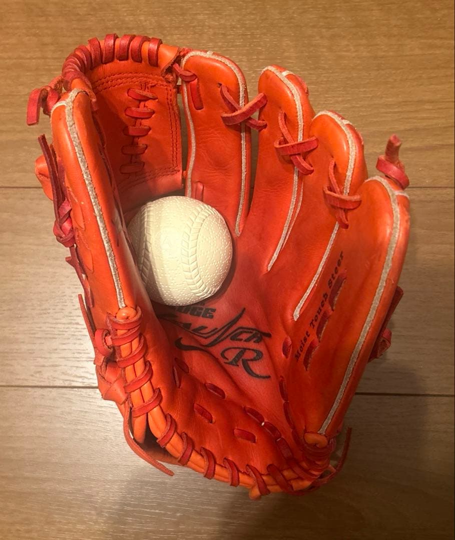 【美品】NIKE DIAMOND EDGE LAUNCH R 貫 ナイキ 野球