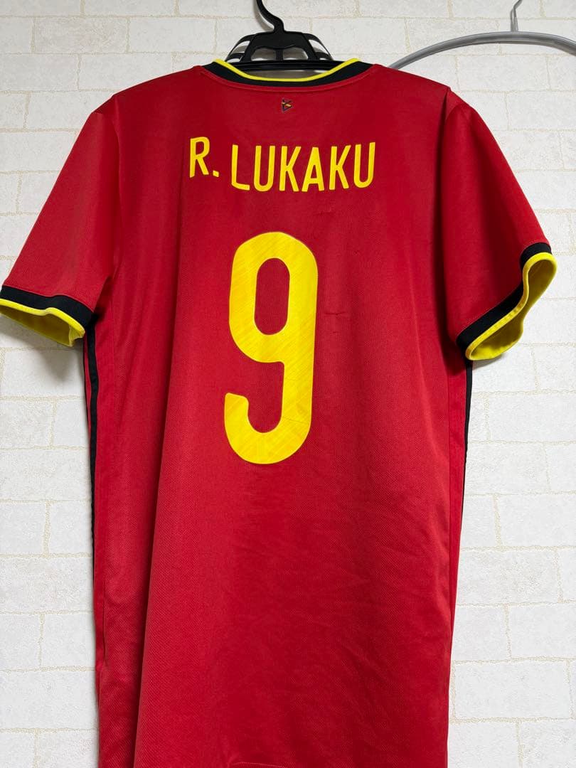 サッカー　ベルギー代表　ユニフォーム　ルカク
